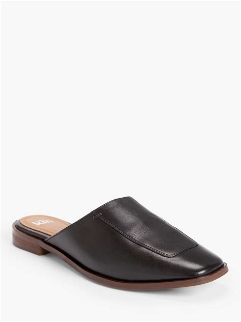 black mules dsw|flat black leather mules.